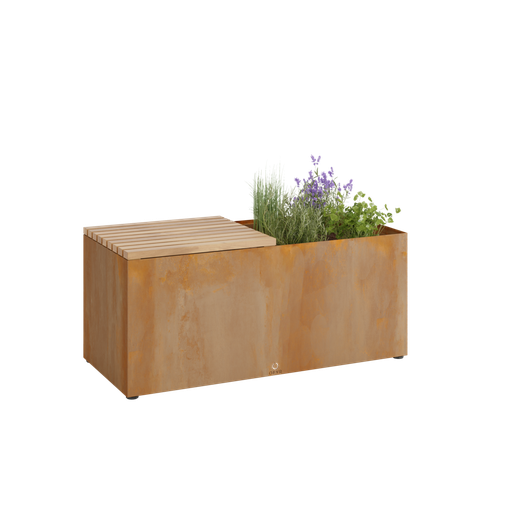 [HG-B] OFYR Herb Garden Bench Corten